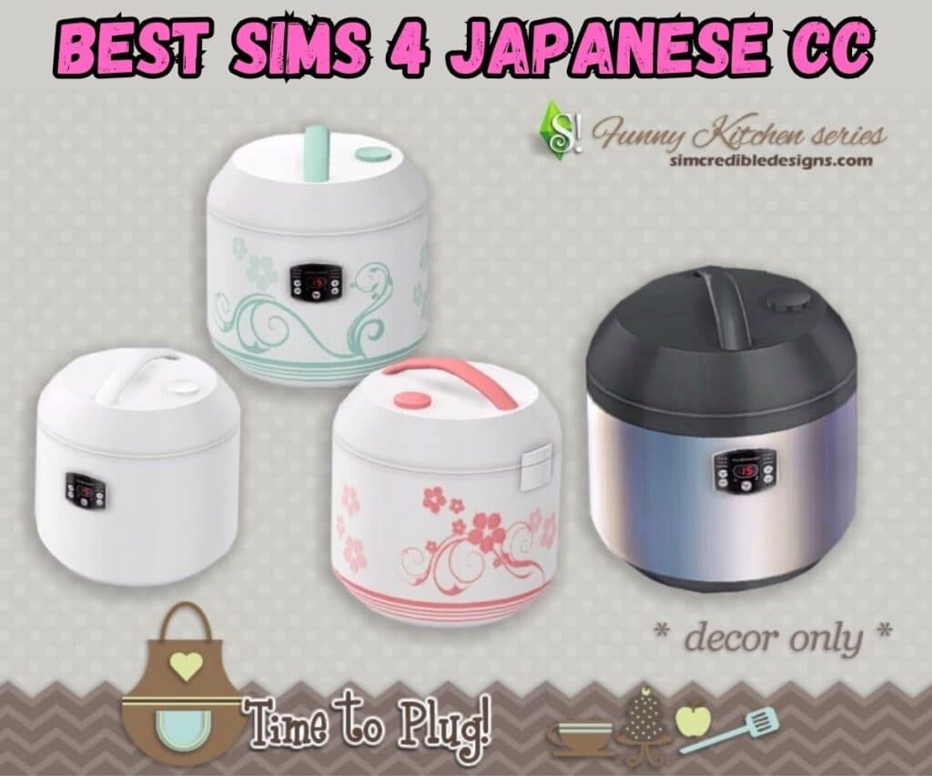 rice cooker cc for sims 4 
