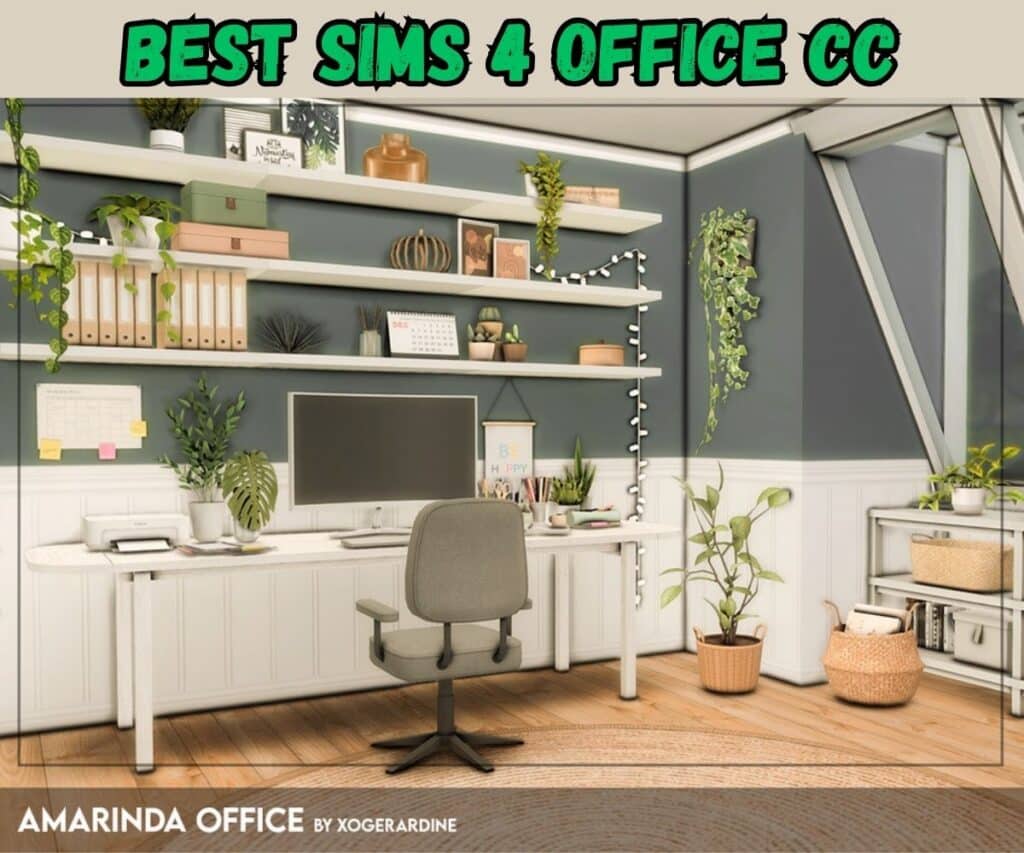 modern and plant obsessed style office cc