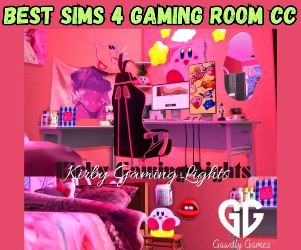 Sims 4 kirby gaming lights cc