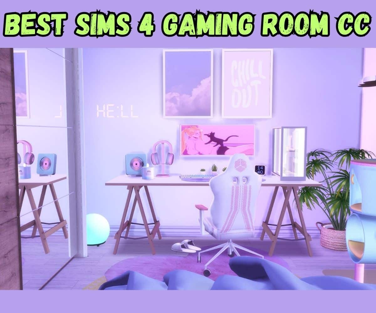 31+ Aesthetic Sims 4 Gaming Room CC For Gamer Girls!