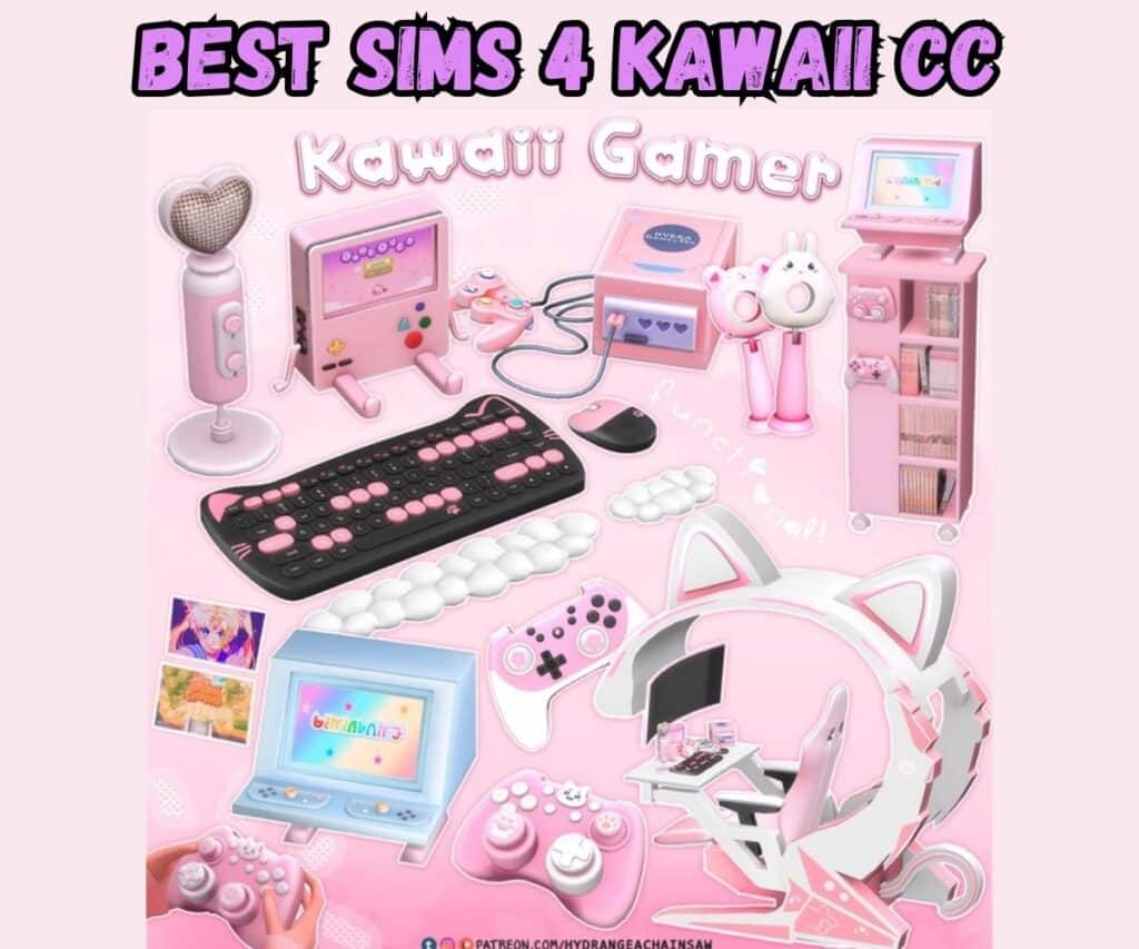 sims 4 kawaii gamer cc