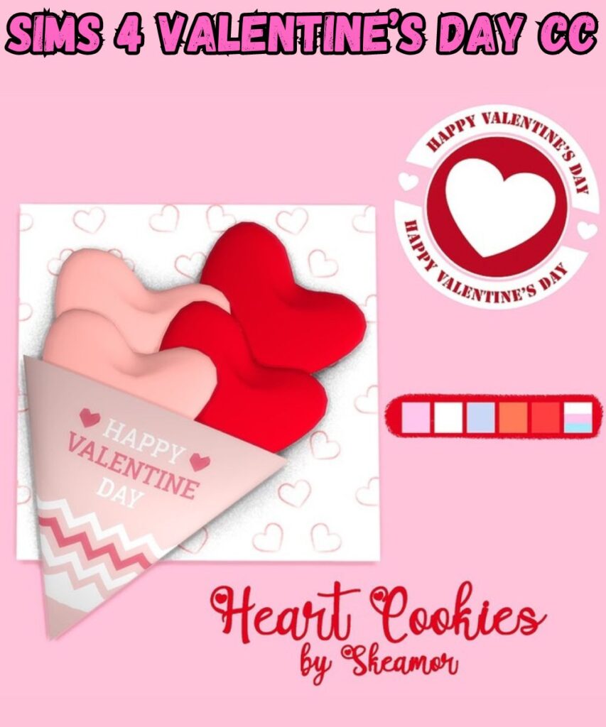 heart shaped cookies for sims 4