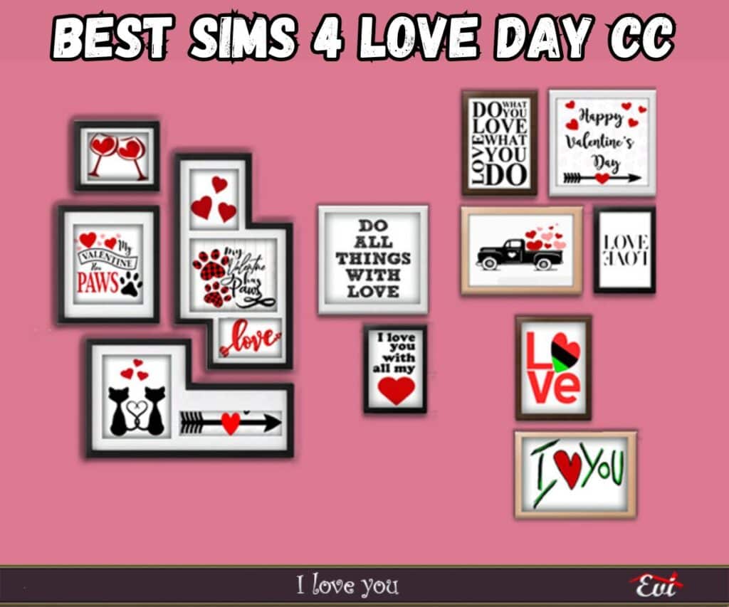 sims 4 love day signs